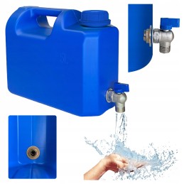 Water container with tap 5l banka canister with tap weight 300g