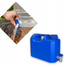 Water container with tap 5l banka canister with tap weight 300g
