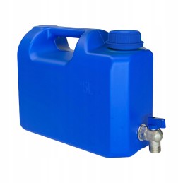 Water container with tap 5l banka canister with tap weight 300g