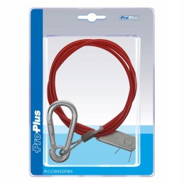 Trailer hitch brake securing cable