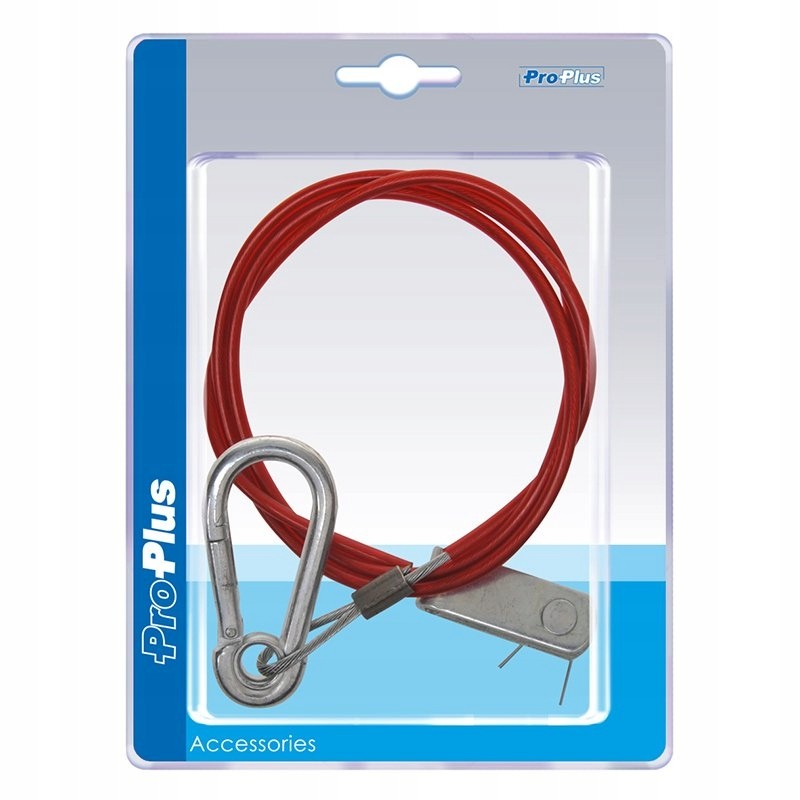 Trailer hitch brake securing cable