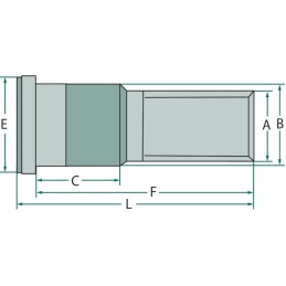 Wheel stud m18 x 1 5 fad