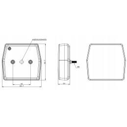 LED rear lamp 12v LED trailer 4f ft 222