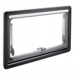 Hinged window with double blind Seitz S4 1450 x 550