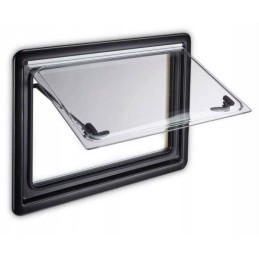 Hinged window with double blind Seitz S4 1450 x 550