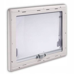 Hinged window with double blind Seitz S4 1450 x 550