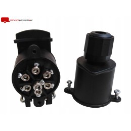 7pin socket, suspended, screwed