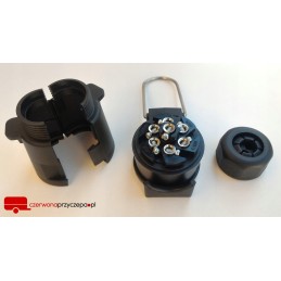 7pin socket, suspended, screwed