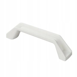 Solid car trailer handle, white, 1 pc