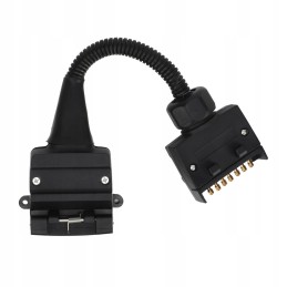 Trailer adapter 7 pin flat male plug to