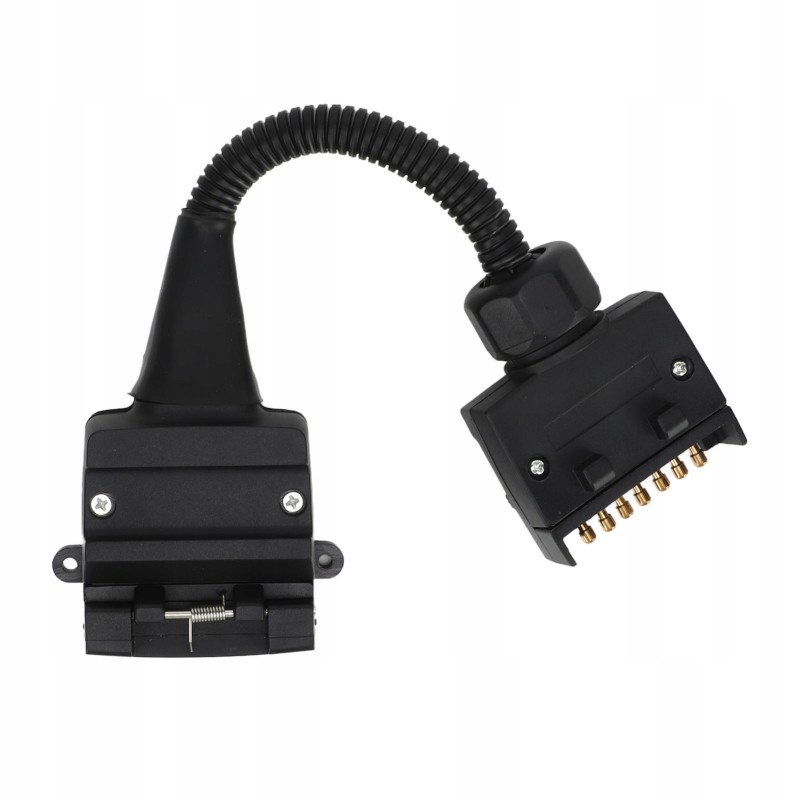 Trailer adapter 7 pin flat male plug to