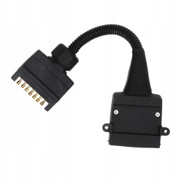 Trailer adapter 7 pin flat male plug to