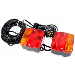 A set of magnetic trailer light lamps