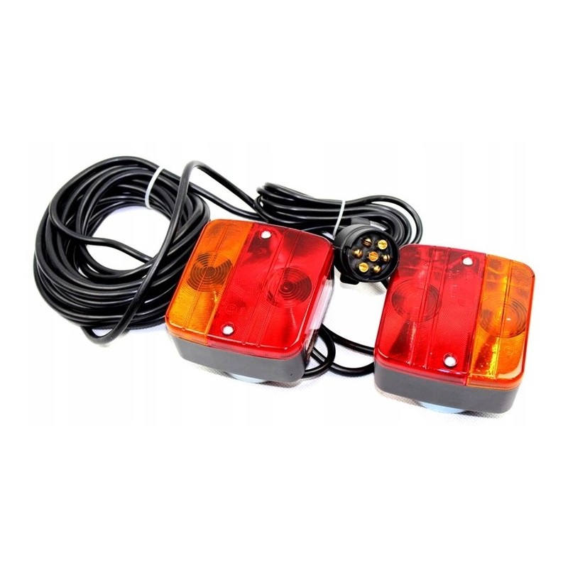 A set of magnetic trailer light lamps