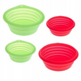 Silicone foldable travel bowl for dogs and cats, 1 l