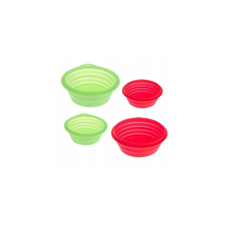 Silicone foldable travel bowl for dogs and cats, 1 l