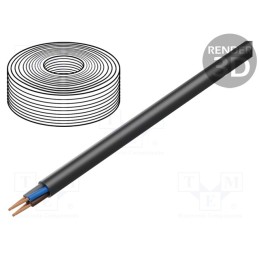 5 m x HELUKABEL - 37045T - Wire, H07RN-F,TITANEX®, 4G1.5mm2, round, stranded, Cu, rubber