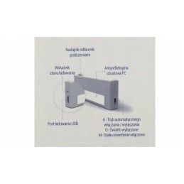 LED lamp for wardrobes and drawers with a li sensor