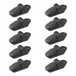 Camper trailer vestibule floor clips, 10 pcs