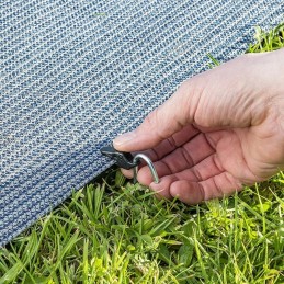 Camper trailer vestibule floor clips, 10 pcs