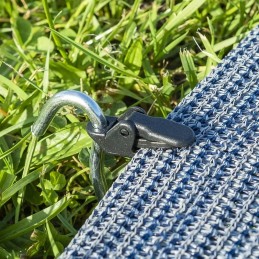 Camper trailer vestibule floor clips, 10 pcs