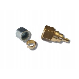 JIC connector for refueling with propane butane LPG gasbank