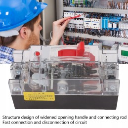 Fireproof, transparent automatic switch