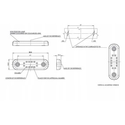 Was W97 3 LED marker lamp, orange