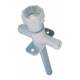 Truma double globe valve for a camper