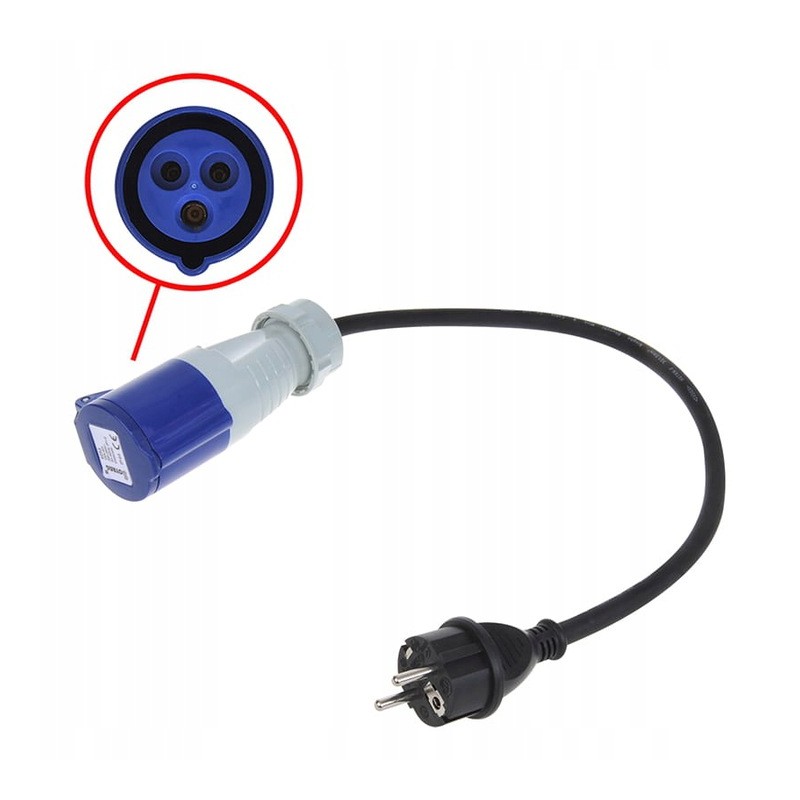 Cee inter camp adapter 230v camper trailer