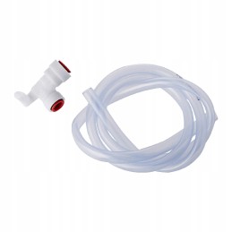 Truma angle connector with red hose