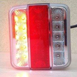 LED combination rear lamp for trailer hit
