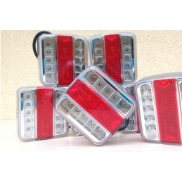 LED combination rear lamp for trailer hit