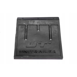 Rubber mud flap, curved, large, universal