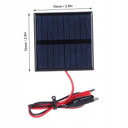 Diy solar panel portable charging module