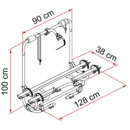 Fiamma Caravan XL A Pro 200 bicycle rack