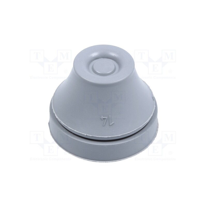 5 pcs x SCHNEIDER ELECTRIC - IMT36182 - Grommet, with bulkhead, Ømount.hole: 24mm, EPDM, grey, Size: M25