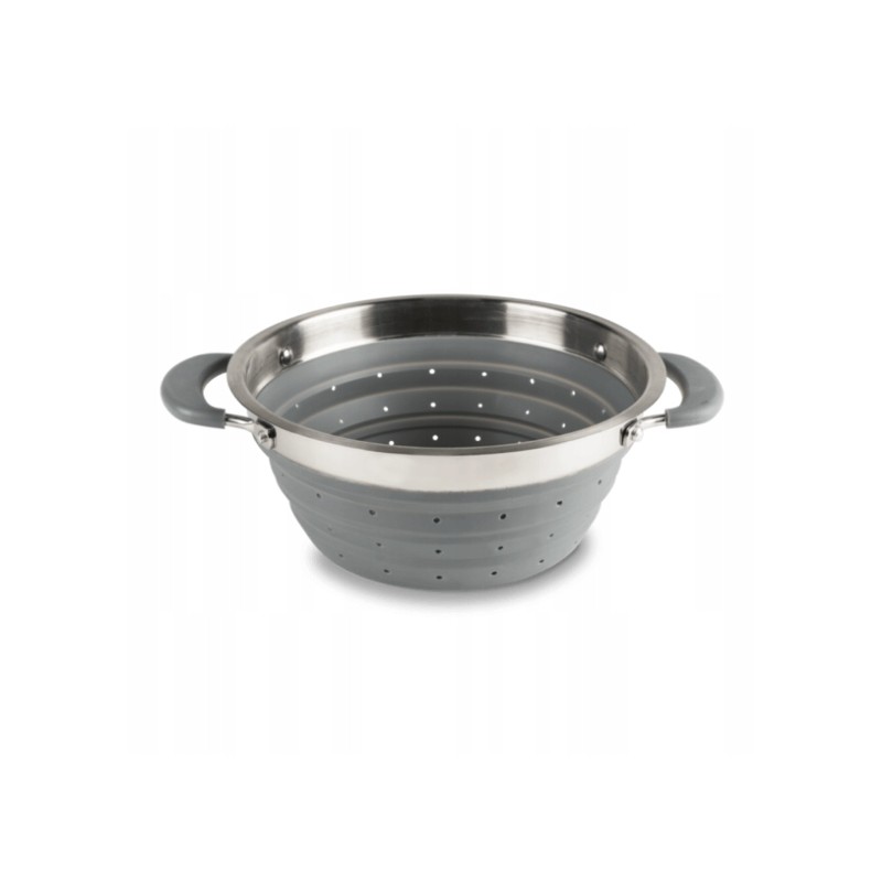 Silicone foldable colander campa 1 5l gray