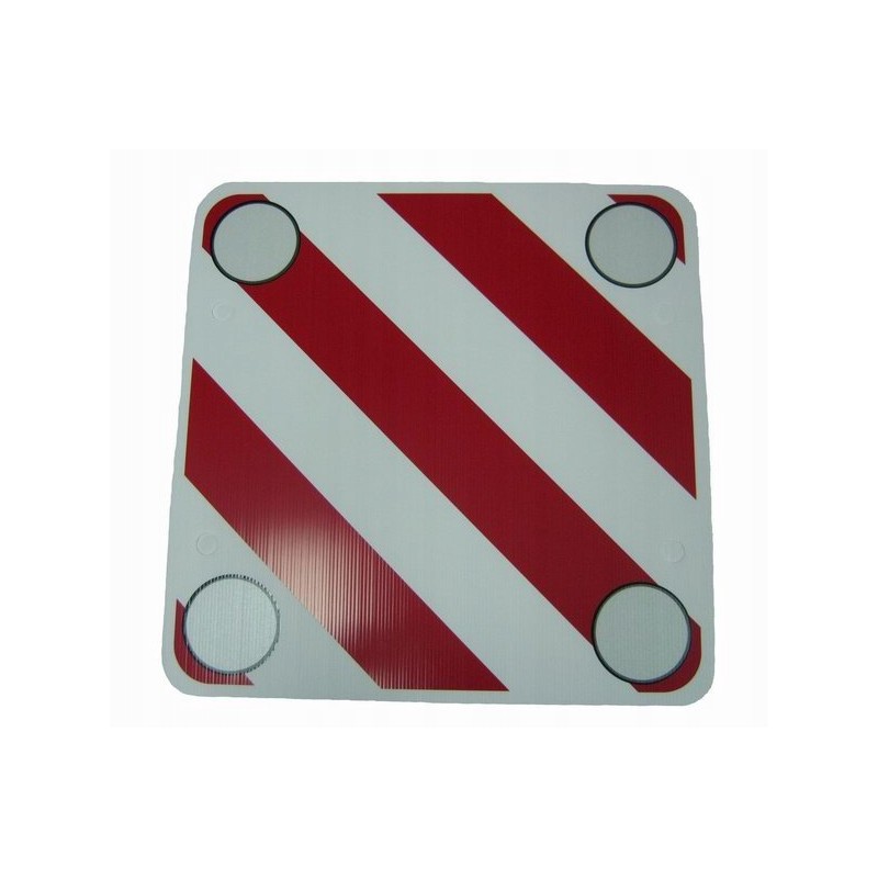 Reflective board for the trunk zebra Warsaw