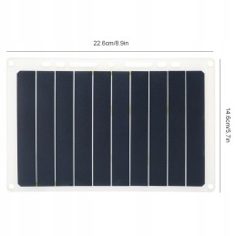 Portable external panel charger with 10 power