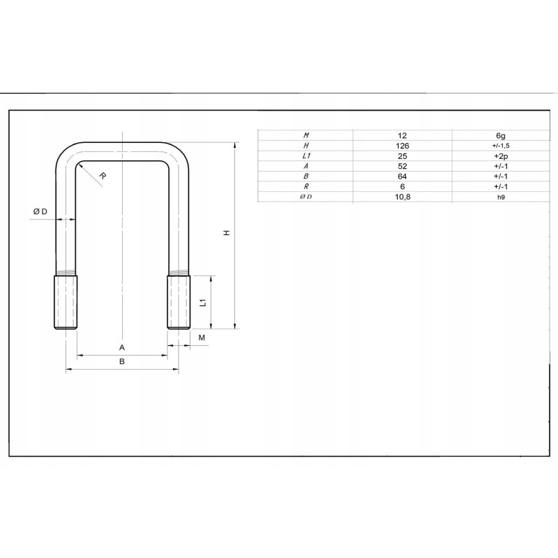 Square clamp m12 115 52 115 clamp clamp mounting