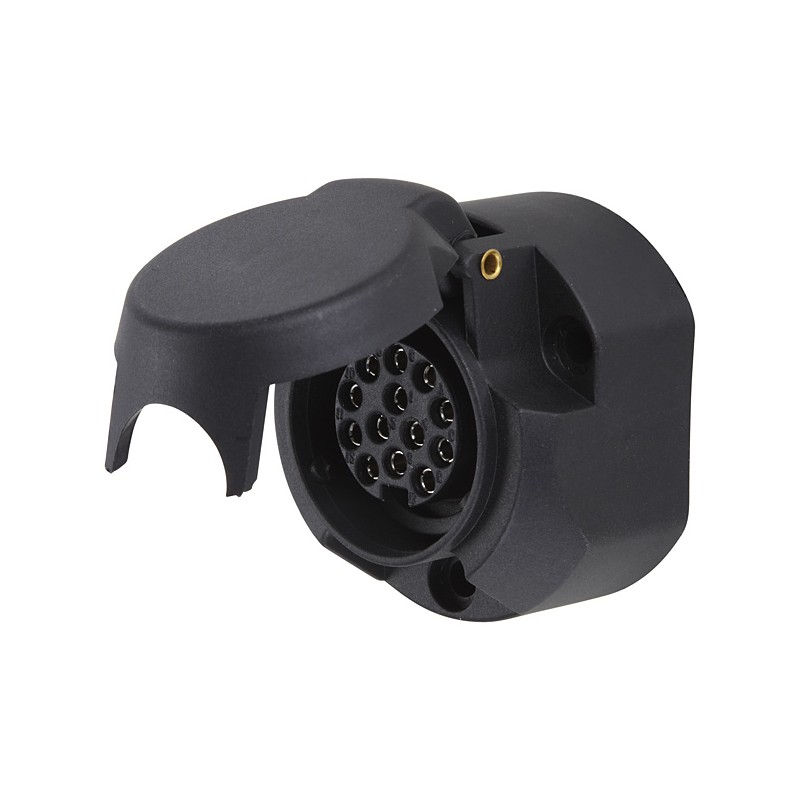 Plastic socket 13 pin 12 24v trailer plug