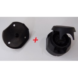 Plastic socket 13 pin 12 24v trailer plug