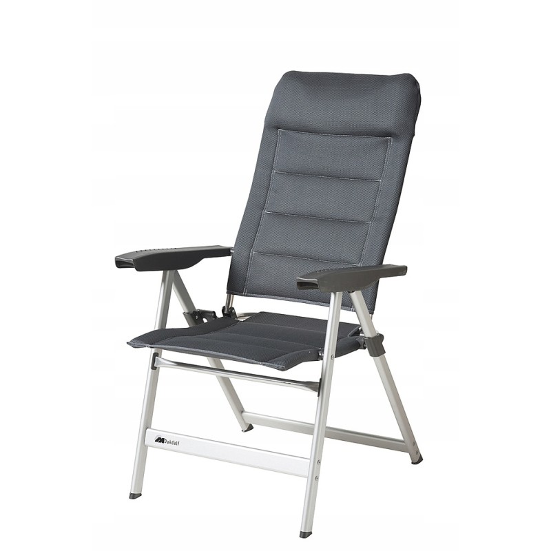 Dukdalf brillante camping chair, anthracite, 140 kg
