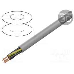5 m x LAPP - 11019 - Wire, H05VV5-F,ÖLFLEX® 140, unshielded, 300V,500V, Cu, stranded