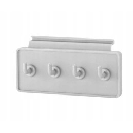 Strip with 4 hooks for camp4 keder rail