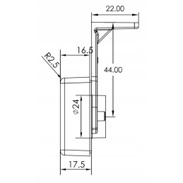 Marker light, semi-trailer, truck trailer, LED reflector