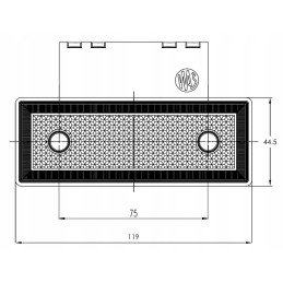 Marker light, semi-trailer, truck trailer, LED reflector