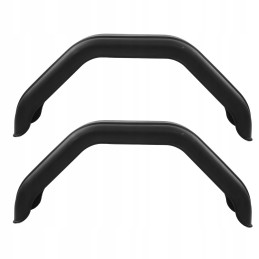 1 Pair Black PE Trailer Fender Injection Molded Abrasion Resistant