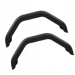 1 Pair Black PE Trailer Fender Injection Molded Abrasion Resistant